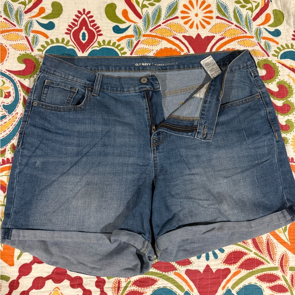 Old Navy CURVY Jean Shorts
